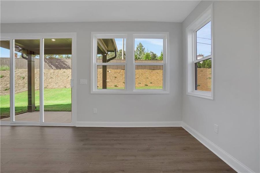 Spacious, unfurnished interior of a new home in The Paddocks at Doc Hughes, Buford (Image 22).