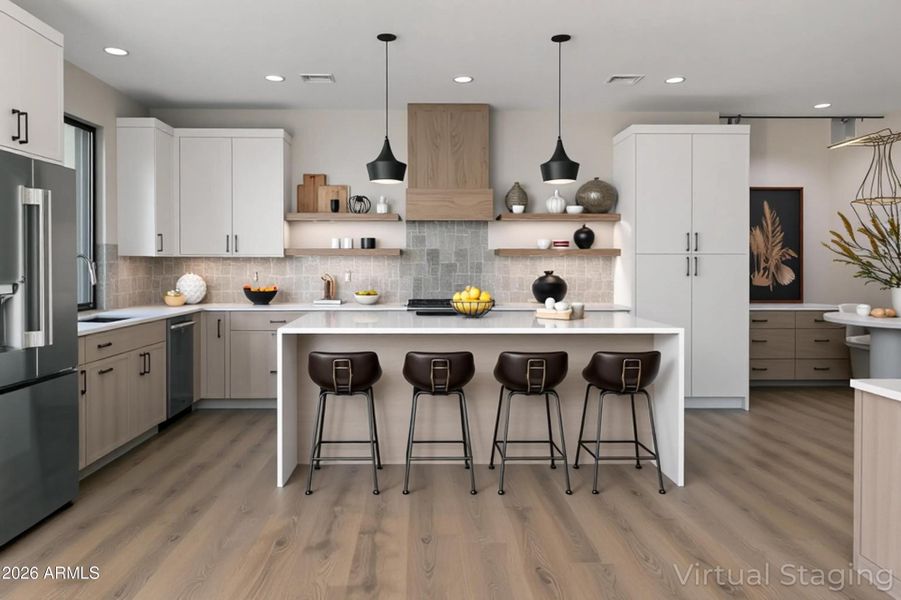 Large Island With Breakfast Bar