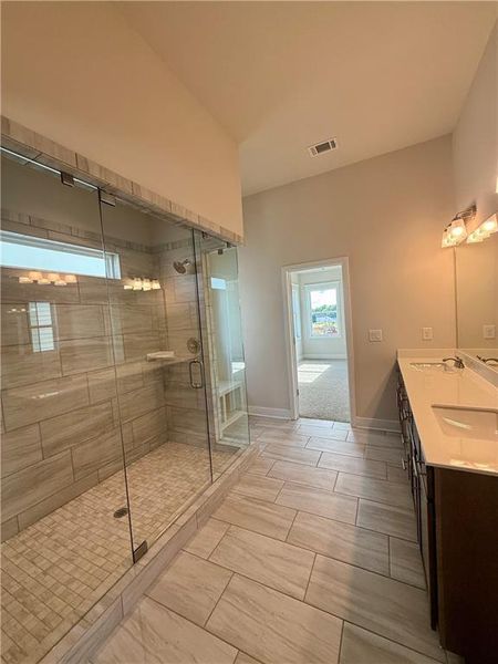 Furnished interior view inside a new home in Fowler Farms, Auburn (Image 10).
