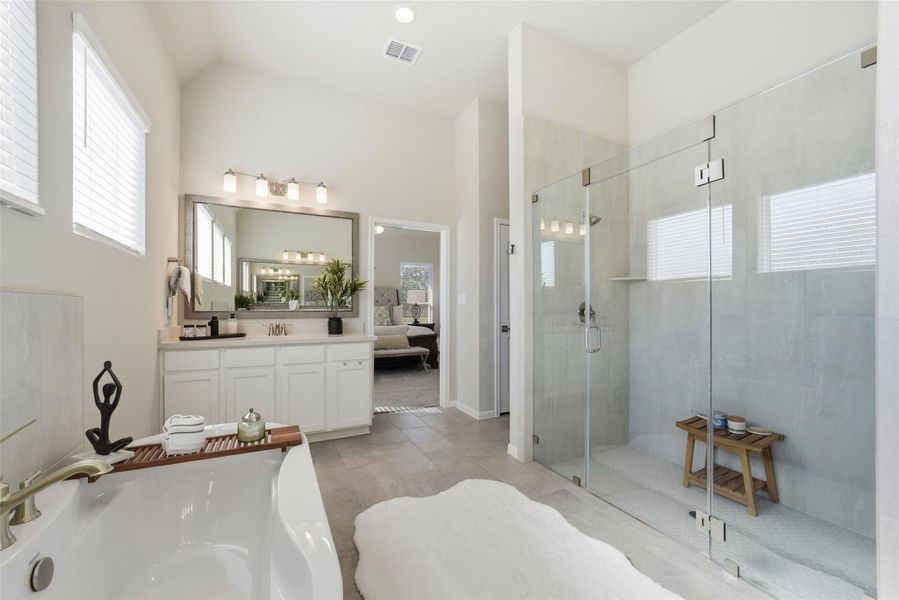 Furnished interior view inside a new home in Tejas Landing, Needville (Image 43).