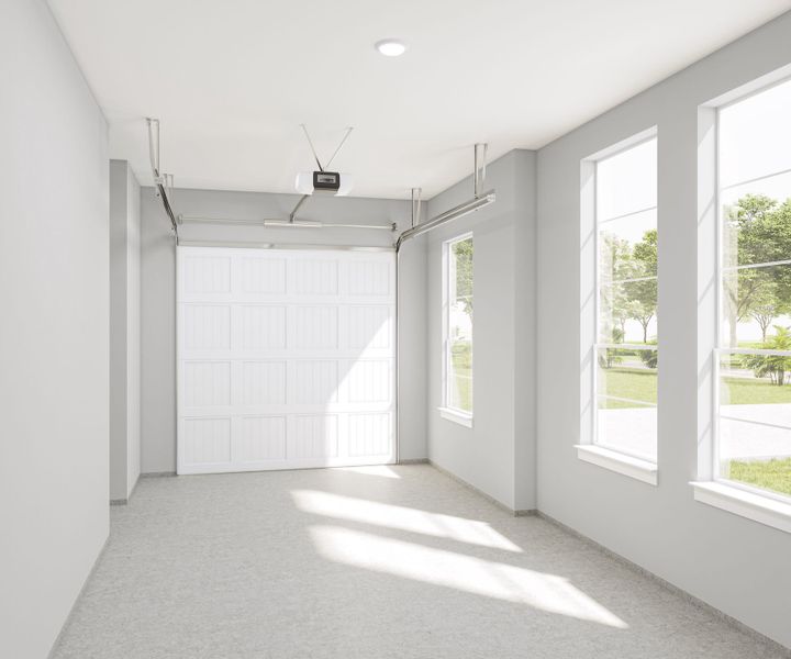 Representative unfurnished interior of a home built from the Seville by Tri Pointe Homes in Woodson’s Reserve, Spring (Image 19).