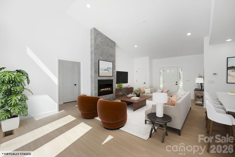 Furnished interior view inside a new home in , Flat Rock (Image 32).