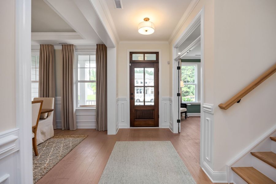 Representative furnished interior of a home built from the The Crawford by Davidson Homes LLC in Wendell Ridge, Wendell (Image 6).