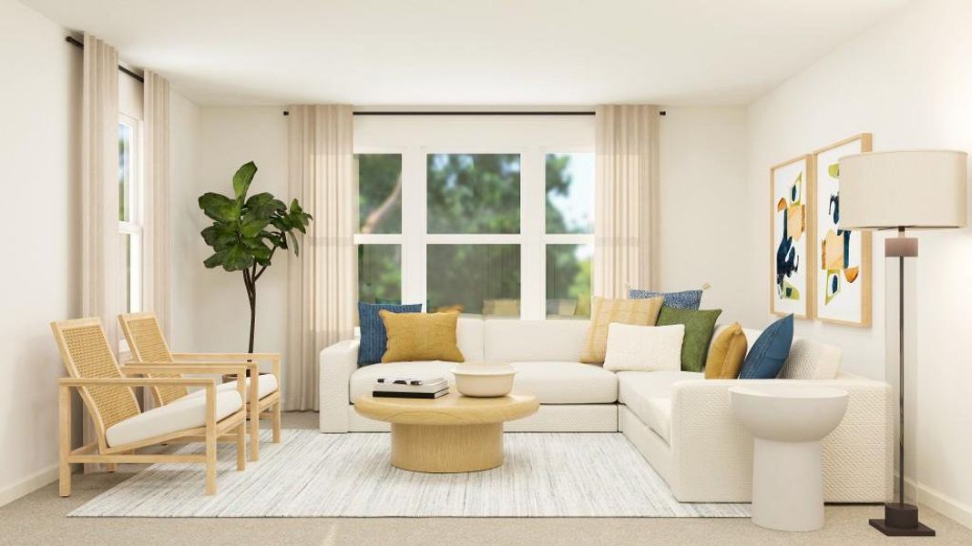 Furnished interior view inside a new home in Deer Valley, Canton (Image 6).