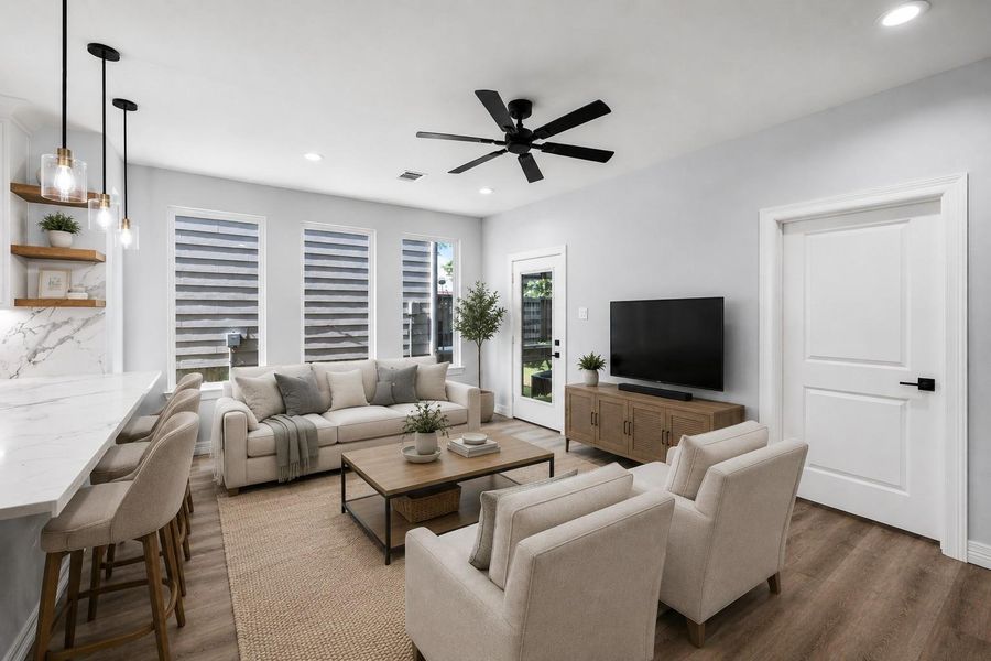 Furnished interior view inside a new home in , Montgomery (Image 13).