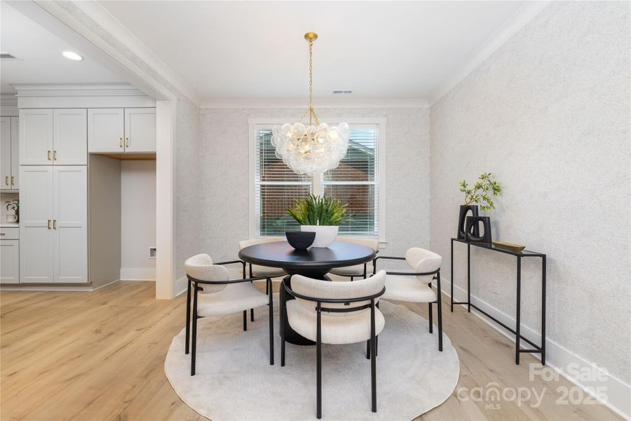 Furnished interior view inside a new home in , Charlotte (Image 10).