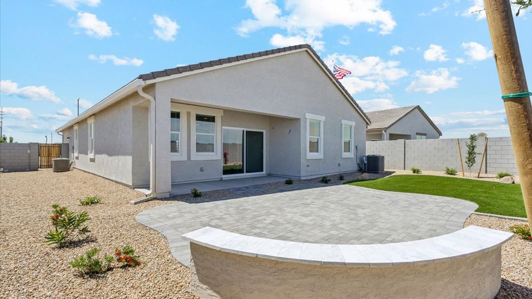 Exterior details and patio area of a home in Western Crossing, Florence (Image 21). Exterior details and patio area of a home in Western Crossing, Florence (Image 21).