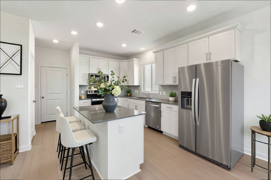 Representative furnished interior of a home built from the Serenada by Centex in Skyview, Belton (Image 7). Representative furnished interior of a home built from the Serenada by Centex in Skyview, Belton (Image 7).
