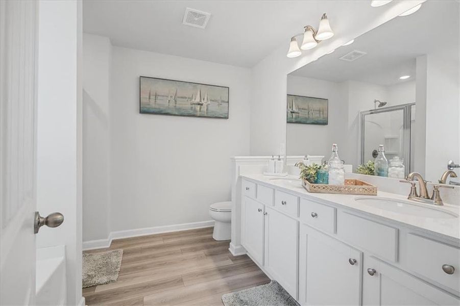 Furnished interior view inside a new home in , McDonough (Image 19).