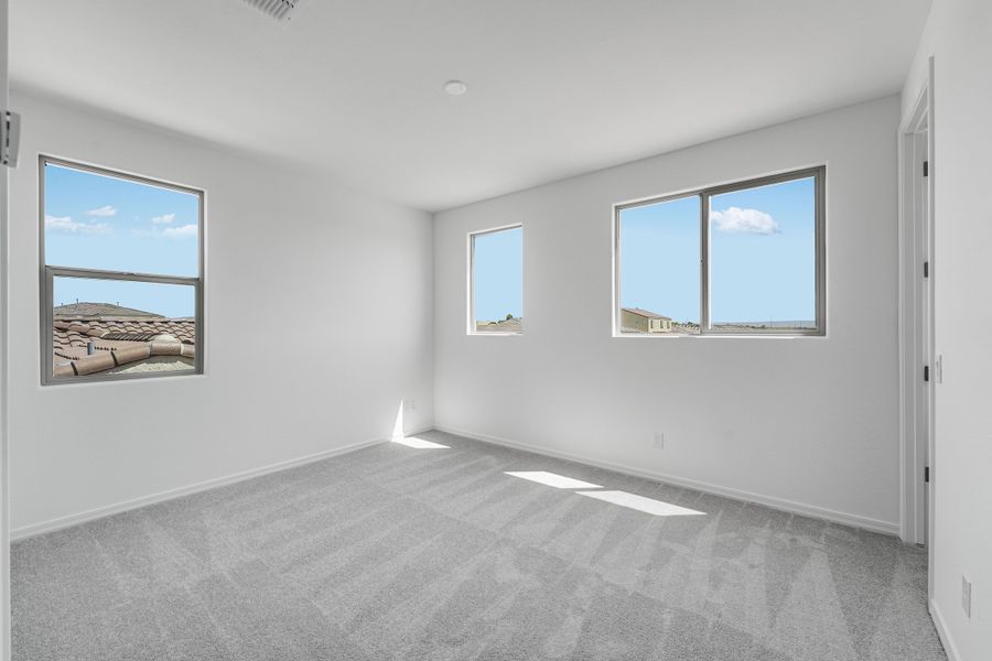 Representative unfurnished interior of a home built from the Kingston by Taylor Morrison in Combs Ranch, Queen Creek (Image 25).