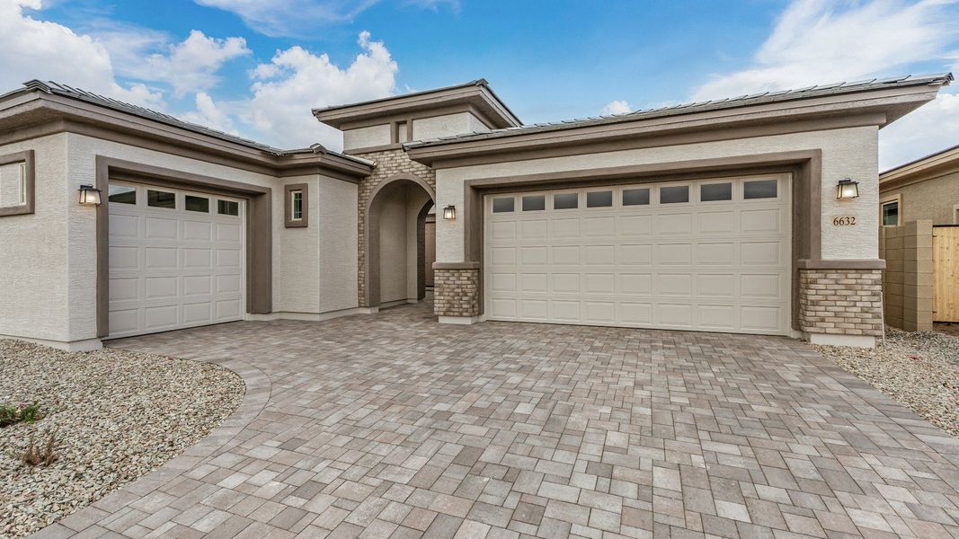 Exterior details and patio area of a home in Windrose, Waddell (Image 3). Exterior details and patio area of a home in Windrose, Waddell (Image 3).