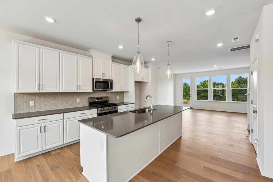 Furnished interior view inside a new home in Indian Trail Townhomes, Indian Trail (Image 6).