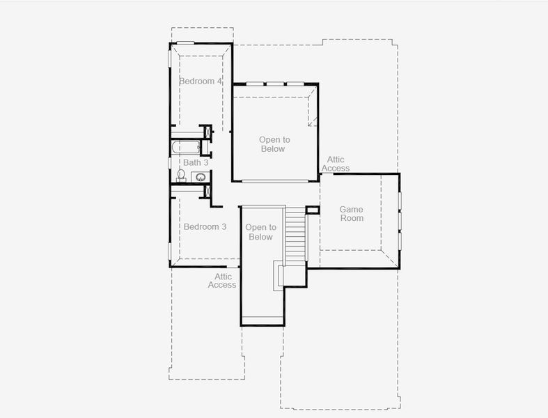 2D floor plan layout of this home in Parmer Ranch, Georgetown, TX (Image 19). 2D floor plan layout of this home in Parmer Ranch, Georgetown, TX (Image 19).
