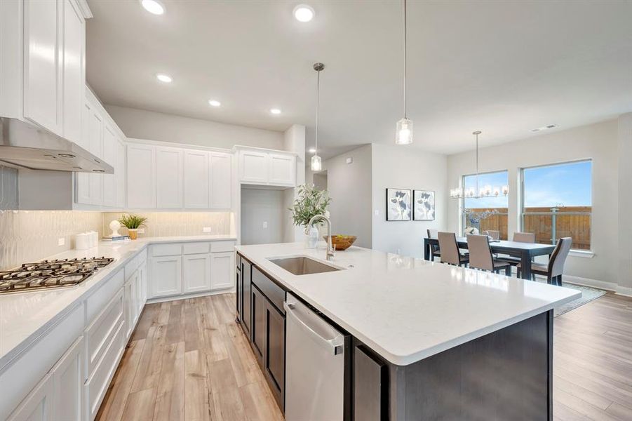 Furnished interior view inside a new home in Talia – Garden Series, Mesquite (Image 24).