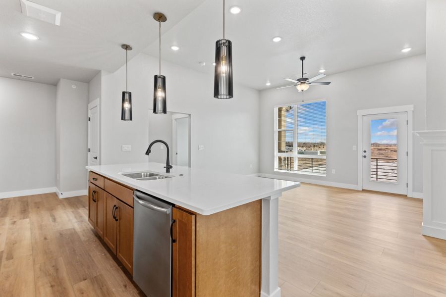 Representative furnished interior of a home built from the The Sunlight by Landmark Homes in Northfield at Old Town, Fort Collins (Image 5).