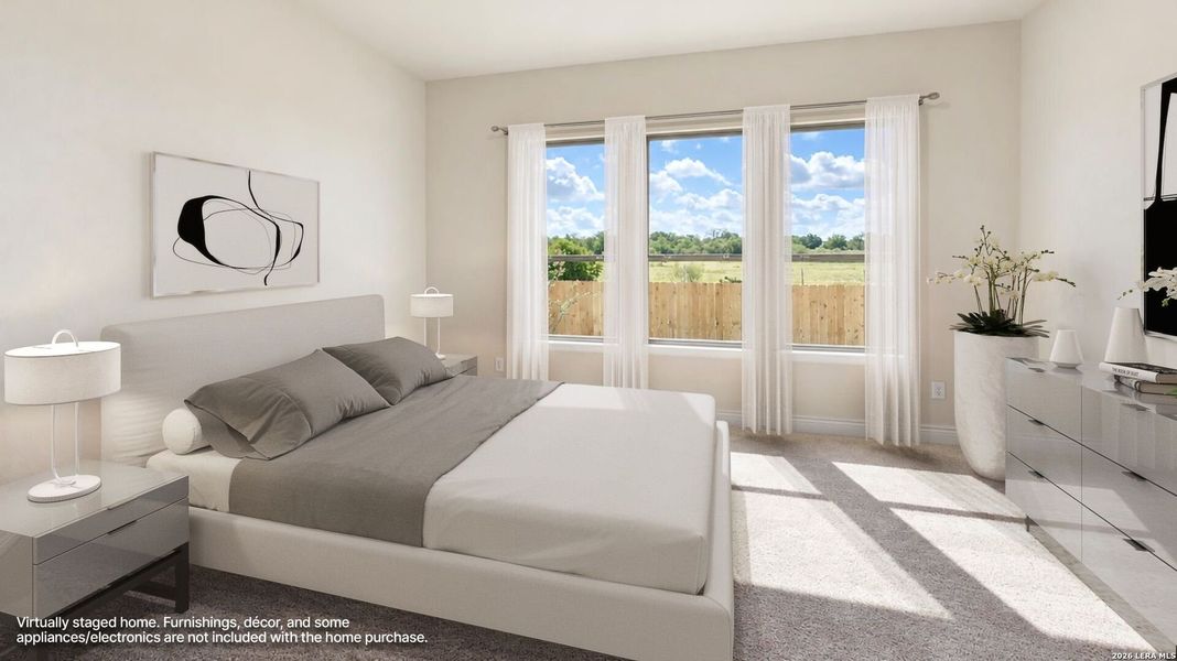 Furnished interior view inside a new home in Legacy at Lake Dunlap, New Braunfels (Image 13).