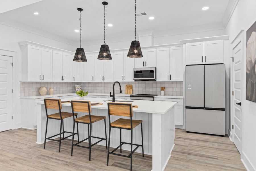 Furnished interior view inside a new home in , North Charleston (Image 10).