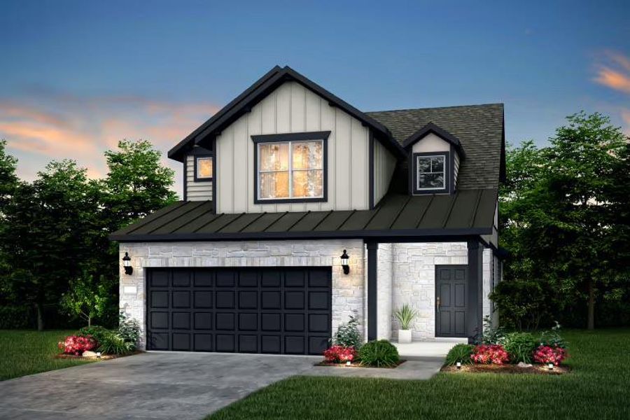 Pulte Homes, Harrison elevation Q, rendering Pulte Homes, Harrison elevation Q, rendering