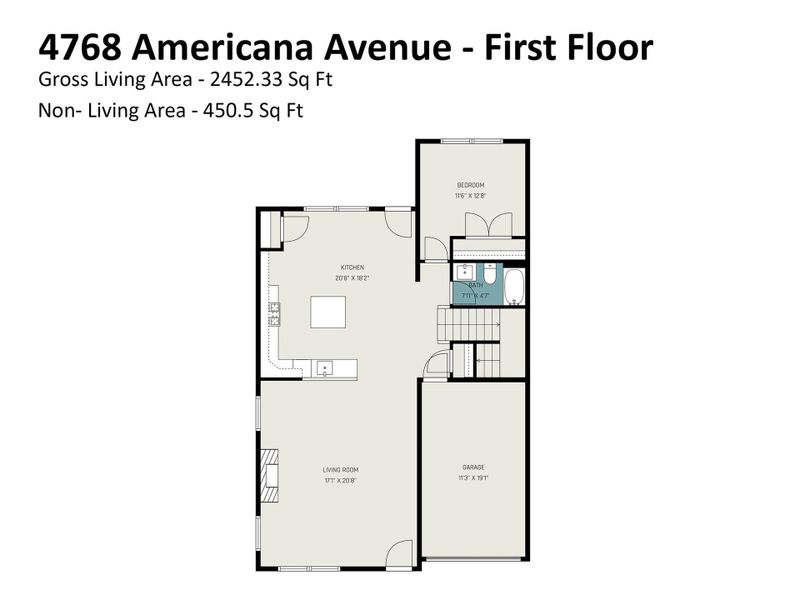 2D floor plan layout of this home in , Charlotte, NC (Image 5).