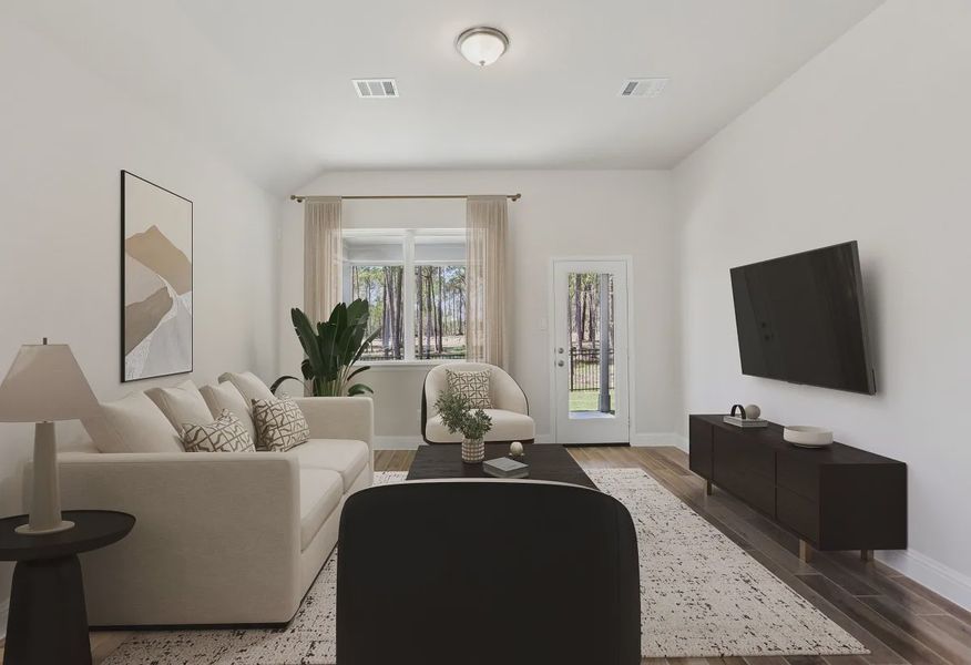 Plan 3009 Great Room - Staged - 8 of 17