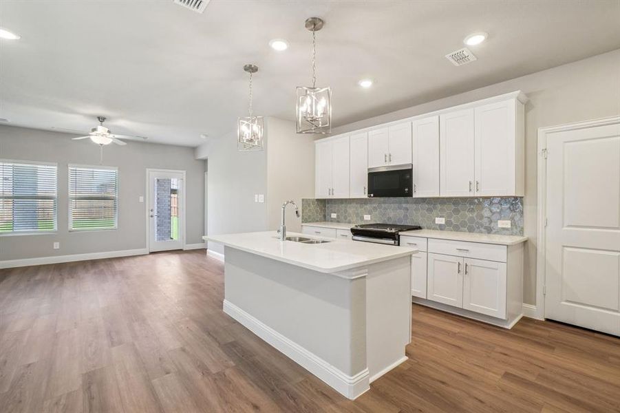Furnished interior view inside a new home in Simpson Crossing - Spring Series, McKinney (Image 13).