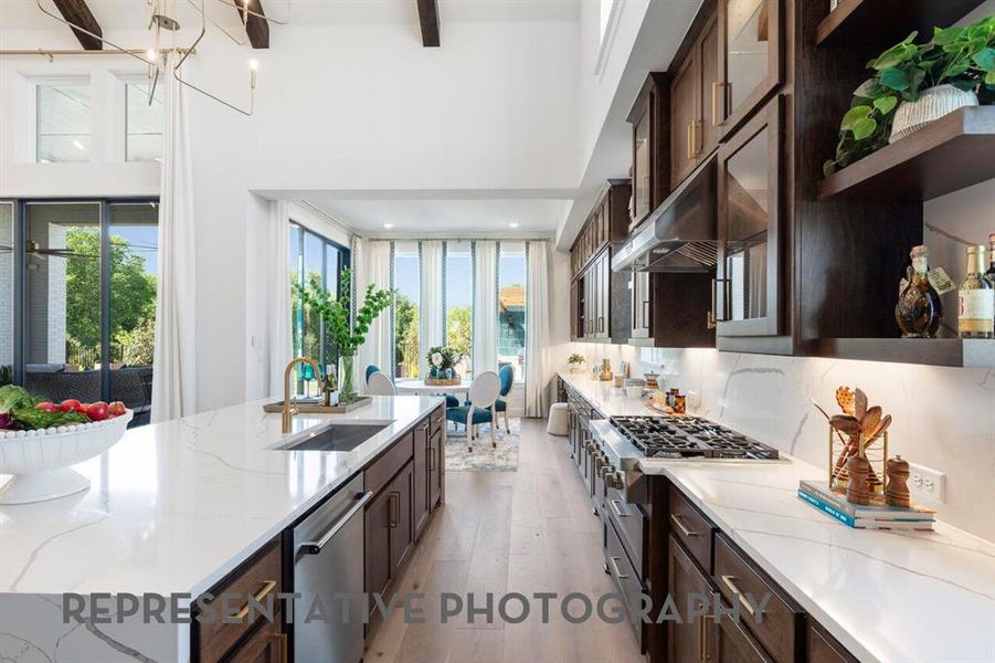 Furnished interior view inside a new home in Mosaic, Celina (Image 28).
