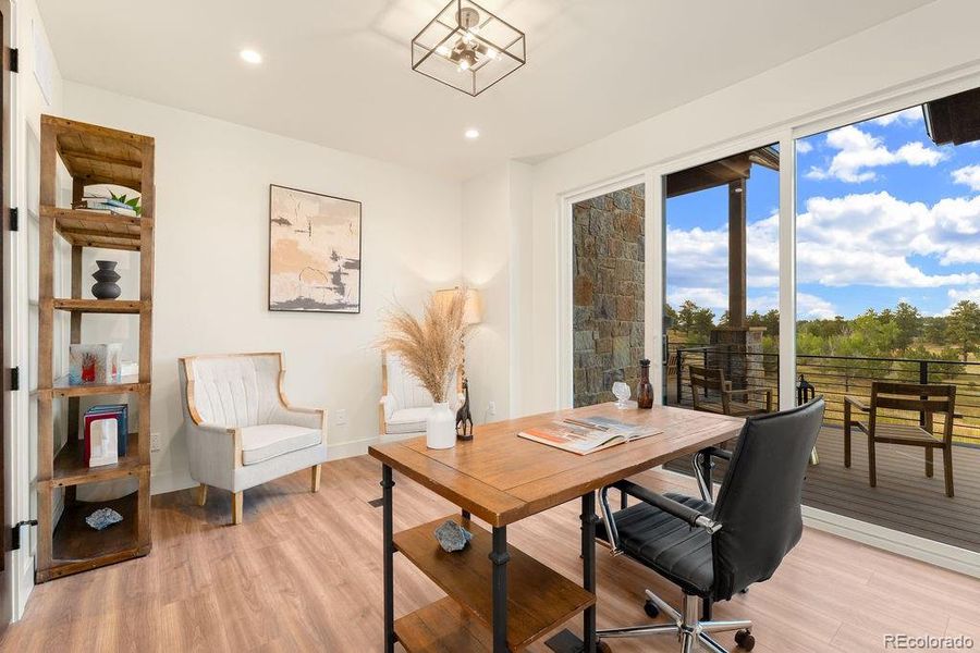 Furnished interior view inside a new home in , Parker (Image 41).