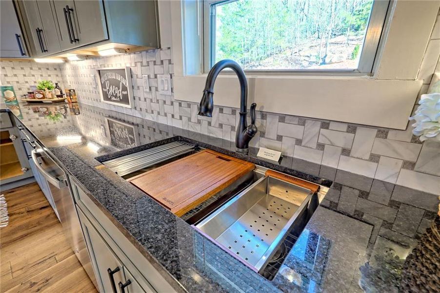 Close-up of interior finishes inside a home in , Hiawassee (Image 21).