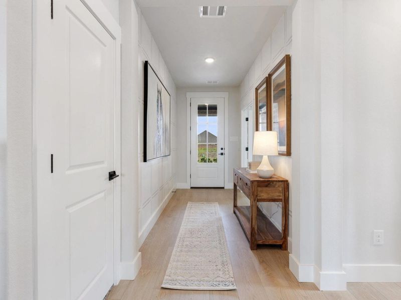 Furnished interior view inside a new home in Mercer Meadows, Royse City (Image 5).