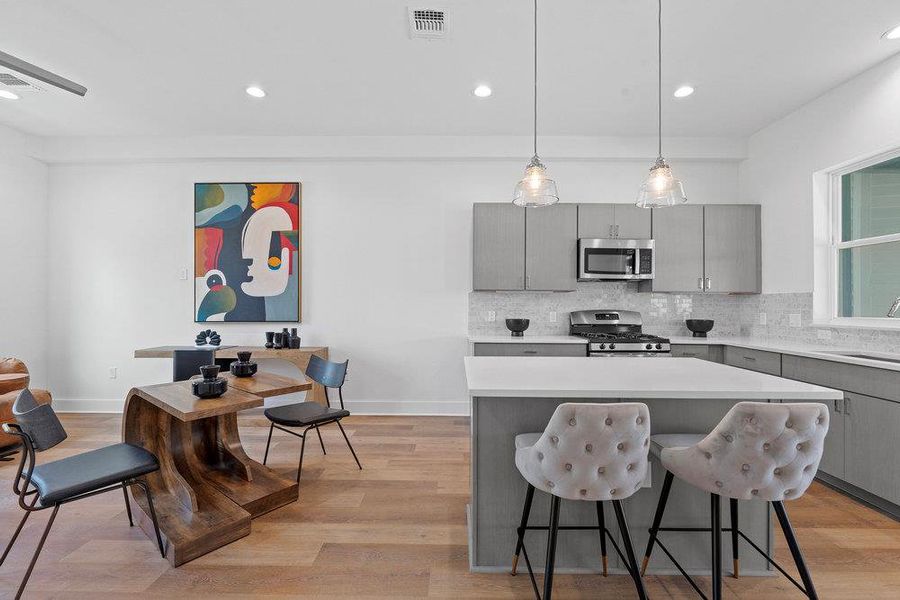 Furnished interior view inside a new home in , Austin (Image 25). Furnished interior view inside a new home in , Austin (Image 25).