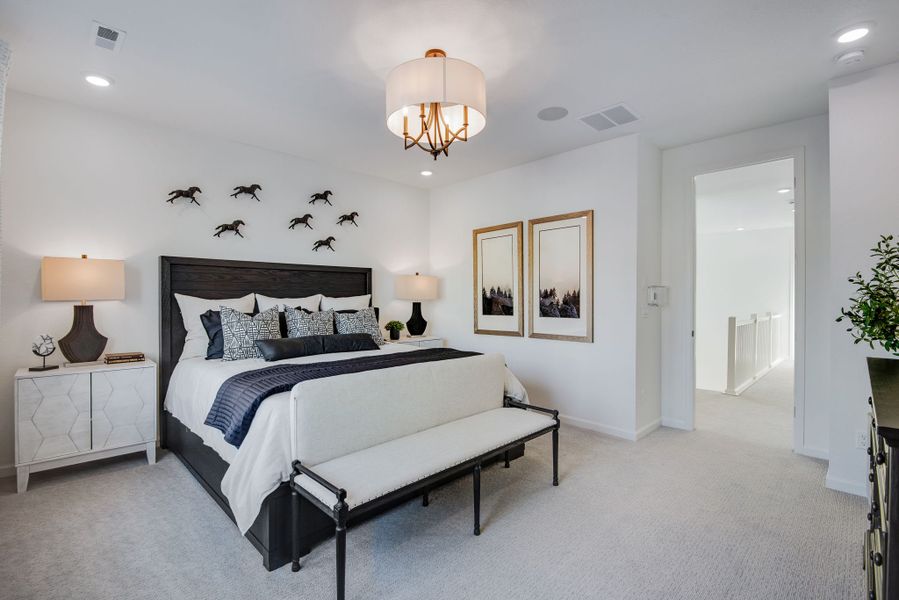 Furnished interior view inside a new home in Reunion, Commerce City (Image 4).