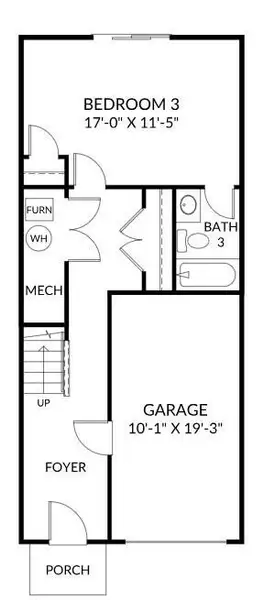 2D floor plan layout of this home in , Summerville, SC (Image 4).
