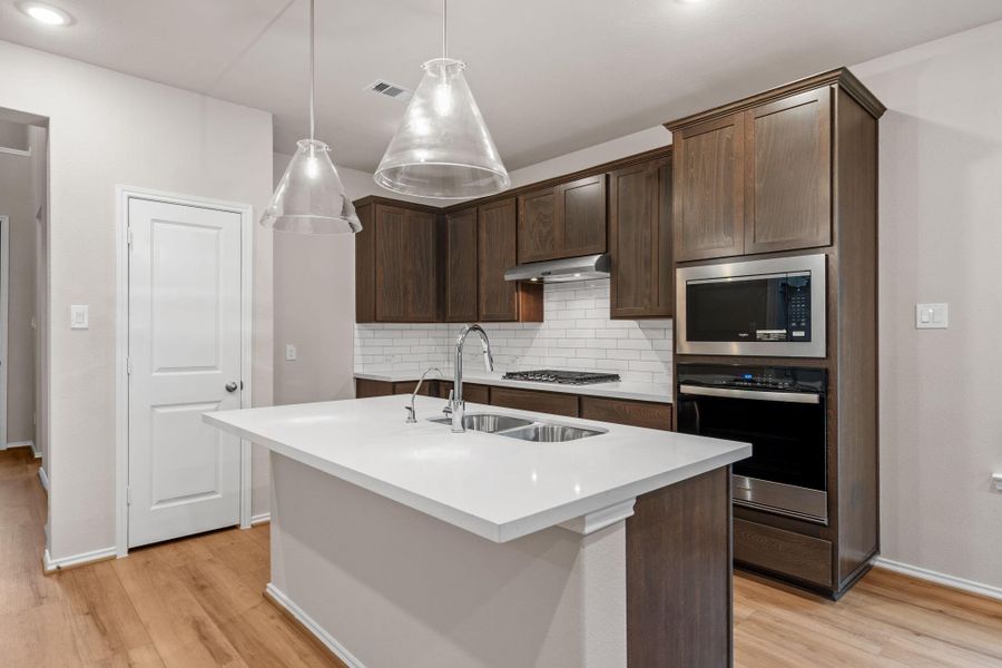 Furnished interior view inside a new home in The Highlands, Porter (Image 11).