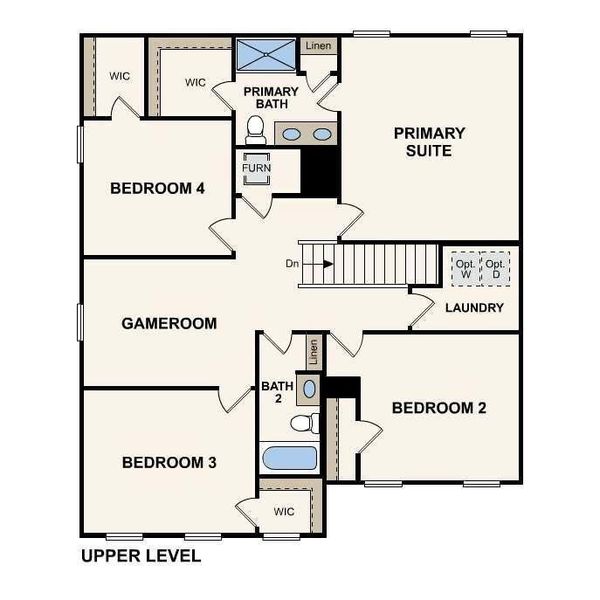 2D floor plan layout of this home in David's Place, Warner Robins, GA (Image 2). 2D floor plan layout of this home in David's Place, Warner Robins, GA (Image 2).