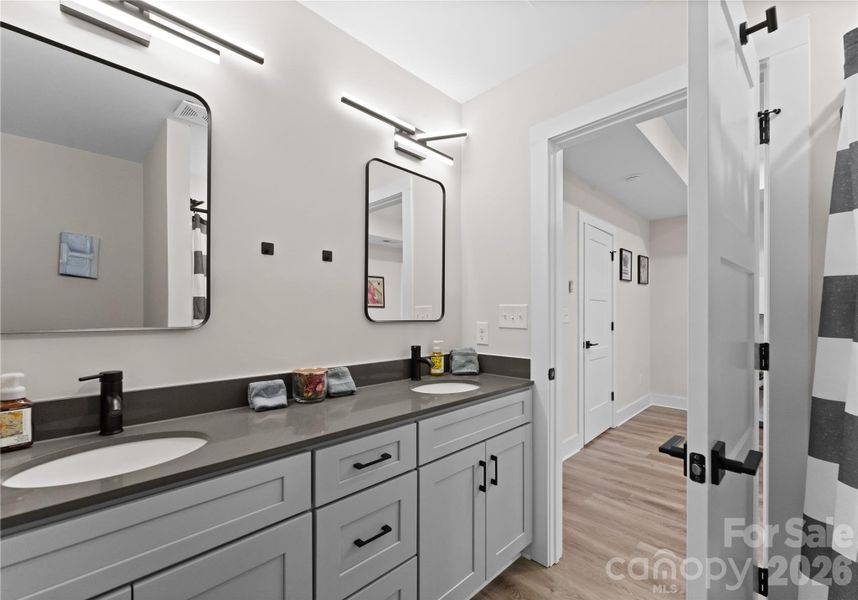 Furnished interior view inside a new home in , Charlotte (Image 25). Furnished interior view inside a new home in , Charlotte (Image 25).