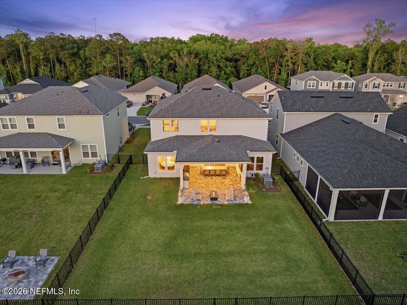 Exterior details and patio area of a home in , St. Johns (Image 33).