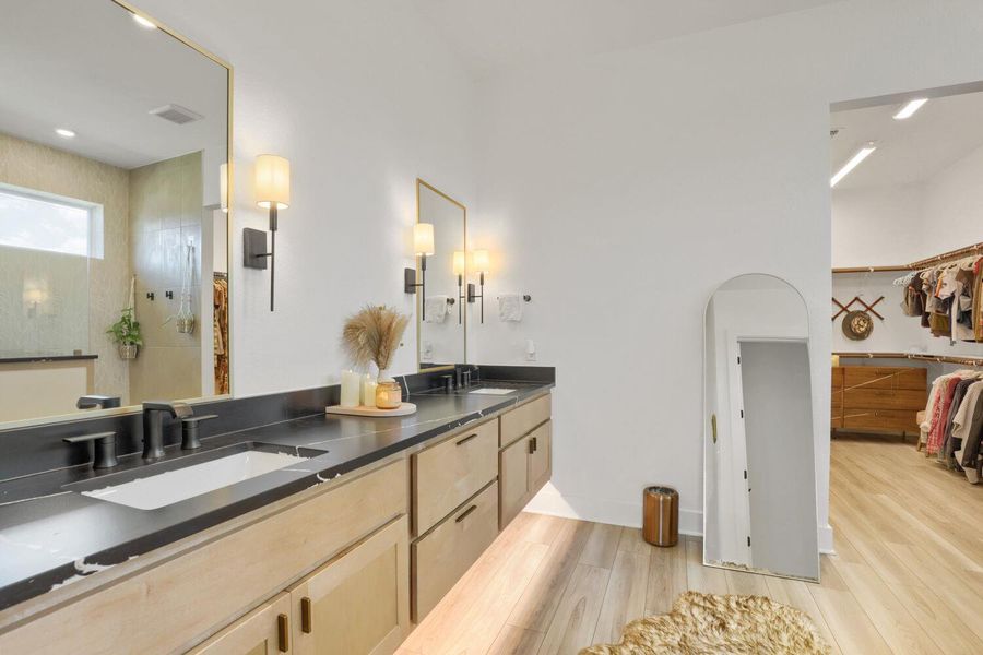 Furnished interior view inside a new home in , Dripping Springs (Image 9).