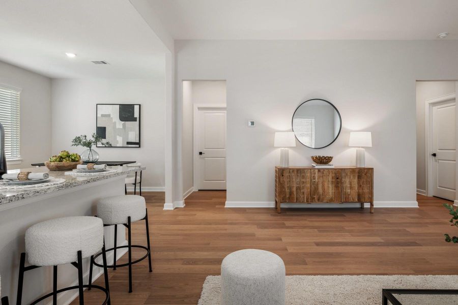 Furnished interior view inside a new home in Magnolia Woods, Magnolia (Image 8).