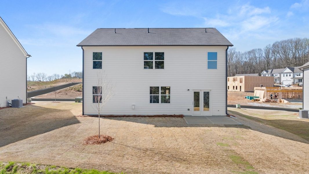 Representative exterior details of a home built from the Hayden by D.R. Horton in Liberty Crossing, Braselton (Image 4).