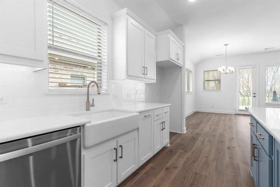 Furnished interior view inside a new home in , Van Alstyne (Image 9).