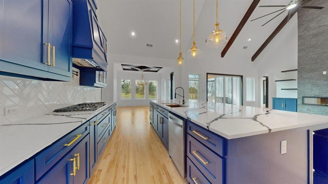 Furnished interior view inside a new home in , Ennis (Image 13).