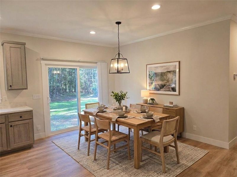 Furnished interior view inside a new home in , Gainesville (Image 11).