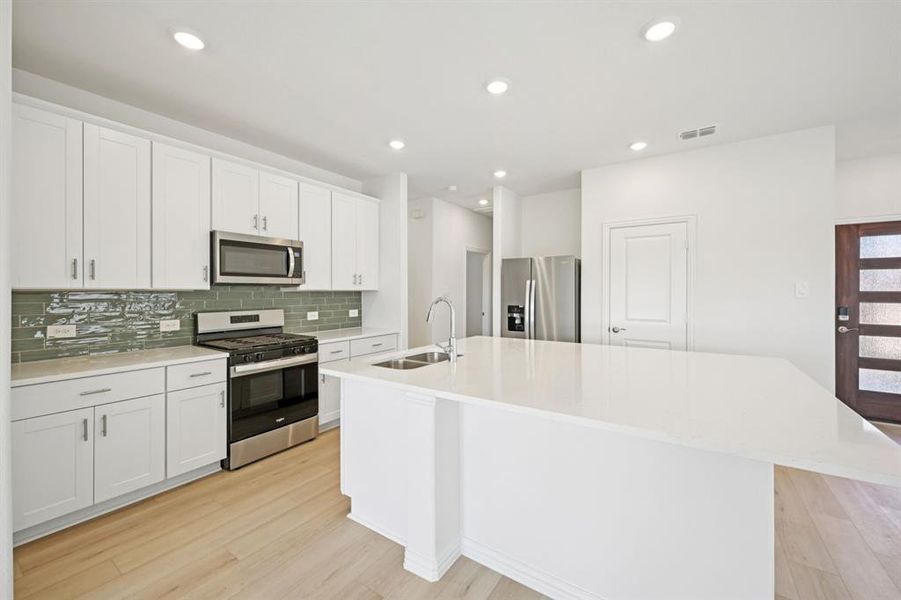 Furnished interior view inside a new home in Eastridge - Spring Series, McKinney (Image 6).
