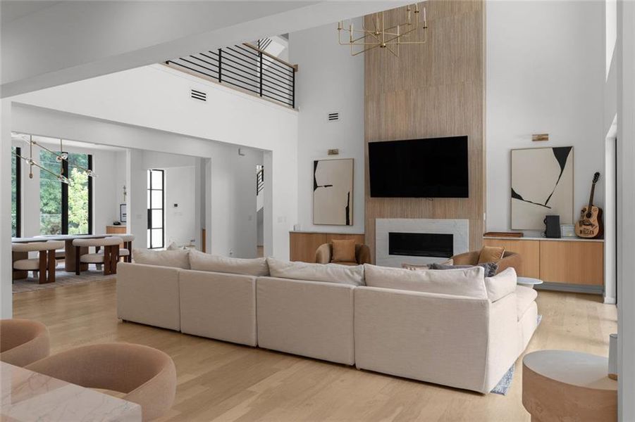 Furnished interior view inside a new home in , Atlanta (Image 10).