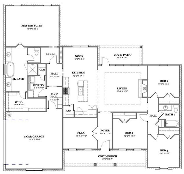 Home floor plan Home floor plan