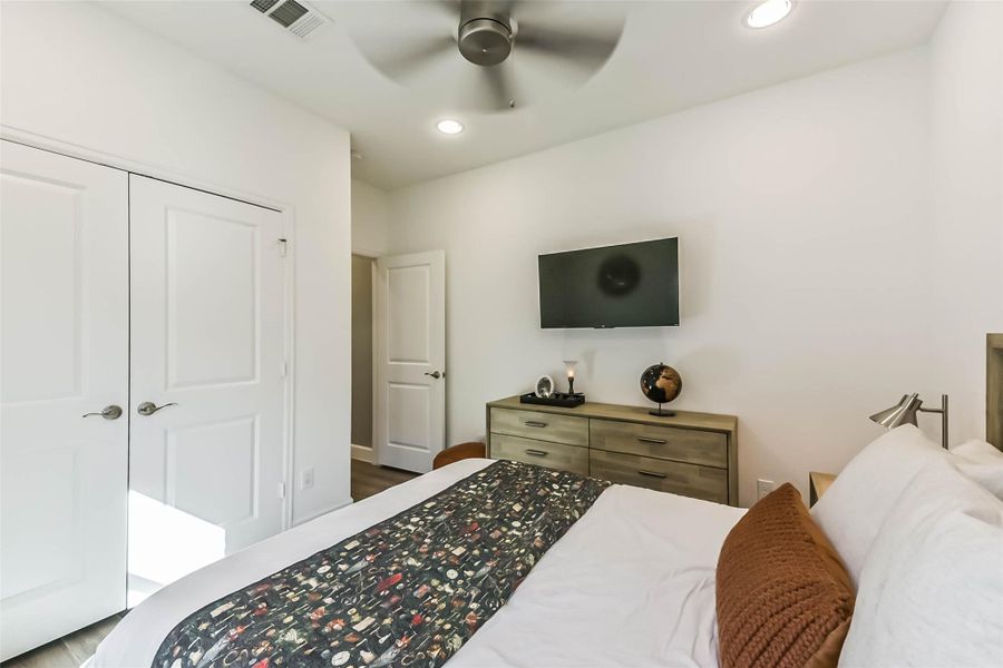 Furnished interior view inside a new home in , Katy (Image 40). Furnished interior view inside a new home in , Katy (Image 40).