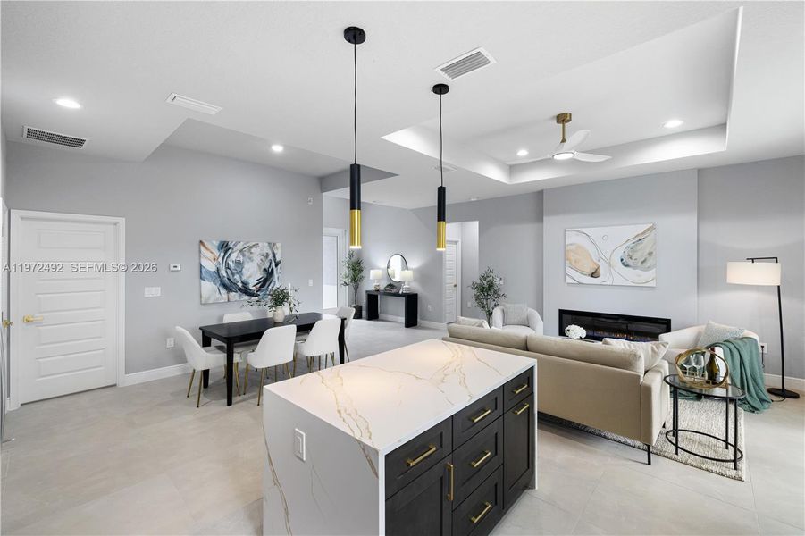 Furnished interior view inside a new home in , North Port (Image 12).