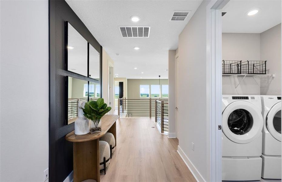 Furnished interior view inside a new home in Parkside Trails, Clermont (Image 36). Furnished interior view inside a new home in Parkside Trails, Clermont (Image 36).