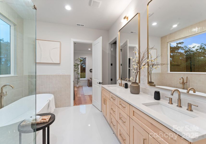 Furnished interior view inside a new home in , Charlotte (Image 6). Furnished interior view inside a new home in , Charlotte (Image 6).