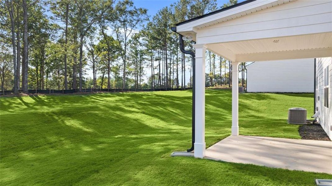 Exterior details and patio area of a home in Jackson Landing, Jefferson (Image 3). Exterior details and patio area of a home in Jackson Landing, Jefferson (Image 3).